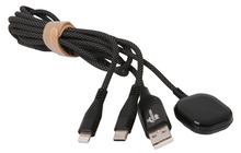 USB-A/USB-C til USB-C, Lightning og Apple Watch 100 cm